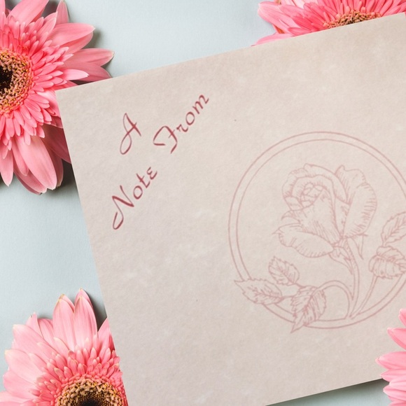 12ct A Note From Joyce Pink Stationary Cards and Matching Envelopes - Picture 4 of 12